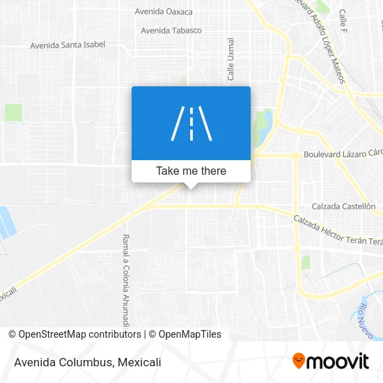 Mapa de Avenida Columbus