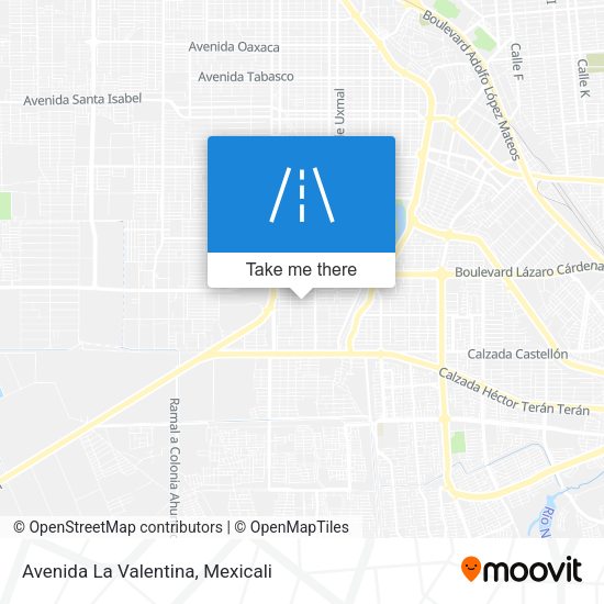 Avenida La Valentina map