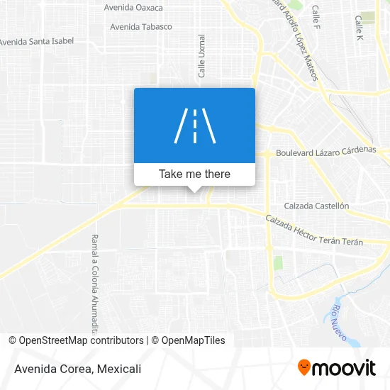 Avenida Corea map
