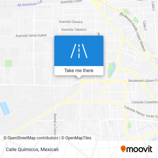 Mapa de Calle Químicos