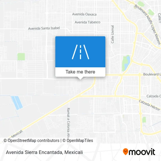 Mapa de Avenida Sierra Encantada