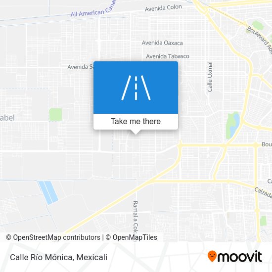 Calle Río Mónica map