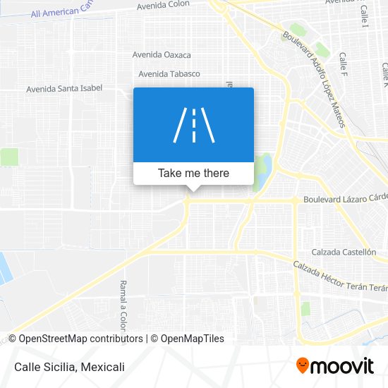Mapa de Calle Sicilia