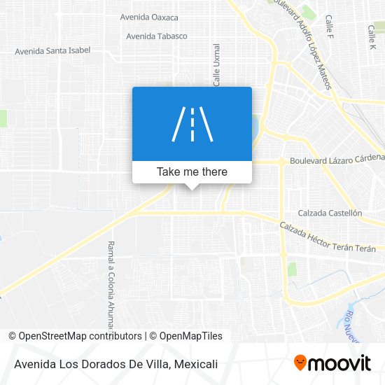 Avenida Los Dorados De Villa map
