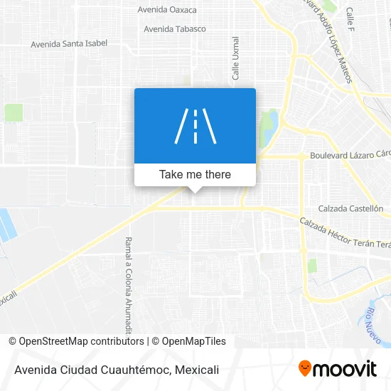 Mapa de Avenida Ciudad Cuauhtémoc