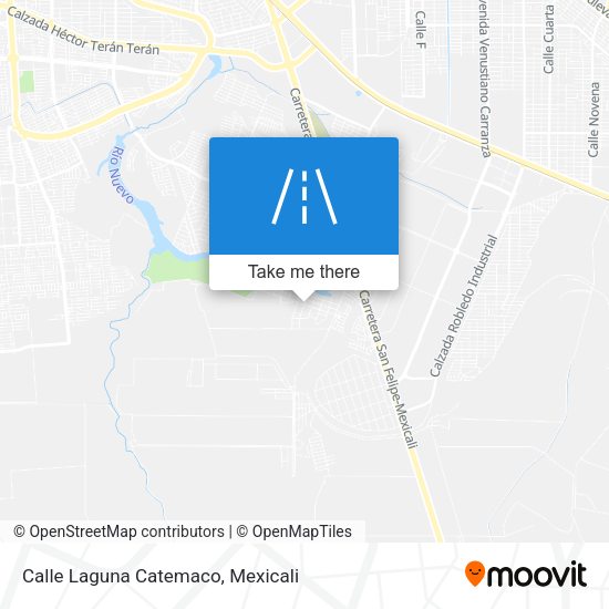 Calle Laguna Catemaco map