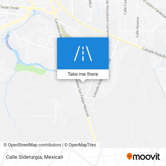 Mapa de Calle Siderurgía