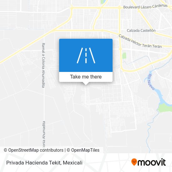 Privada Hacienda Tekit map