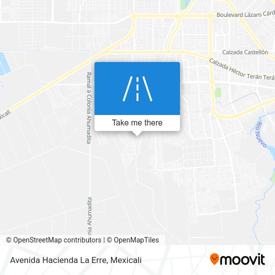 Avenida Hacienda La Erre map