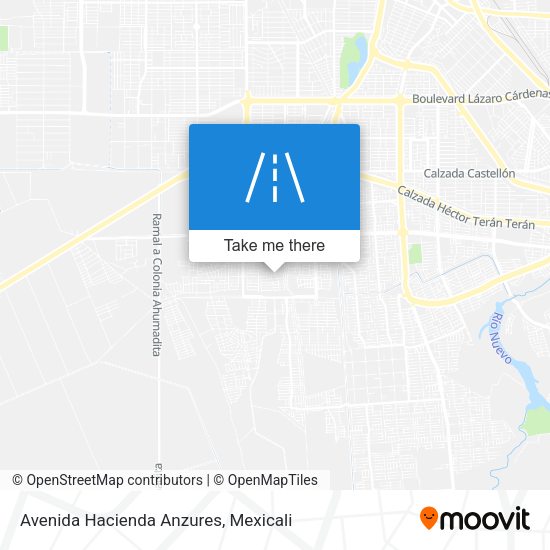 Avenida Hacienda Anzures map