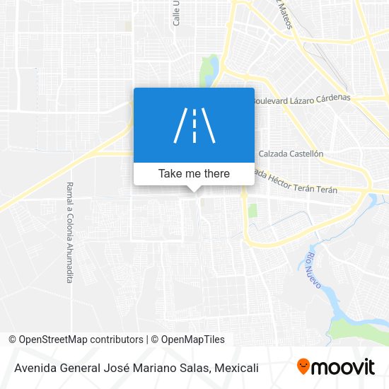 Avenida General José Mariano Salas map