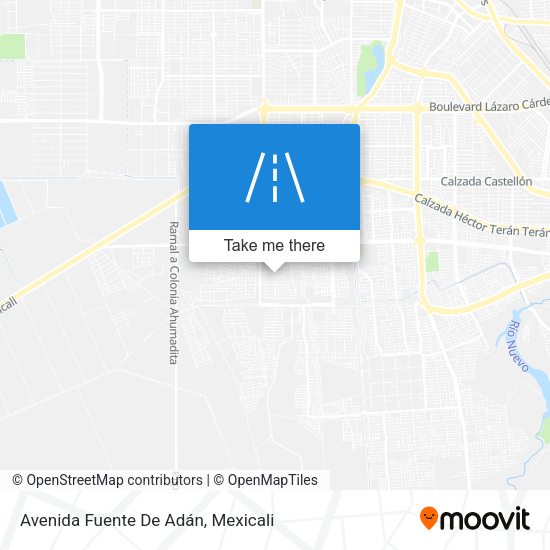 Mapa de Avenida Fuente De Adán