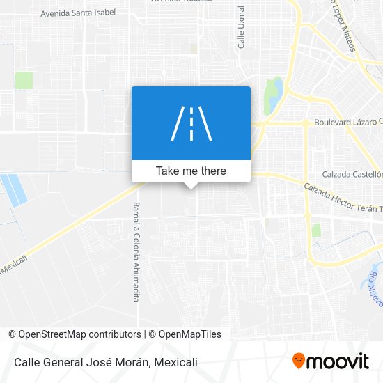 Calle General José Morán map