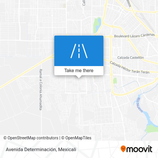 Mapa de Avenida Determinación