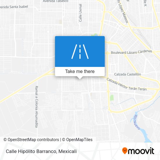 Mapa de Calle Hipólito Barranco