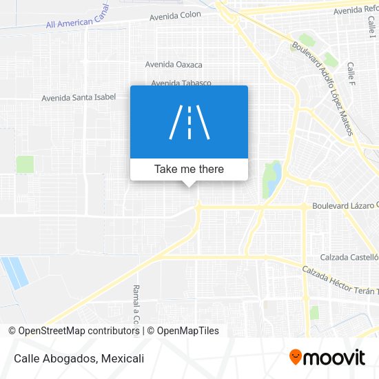 Mapa de Calle Abogados
