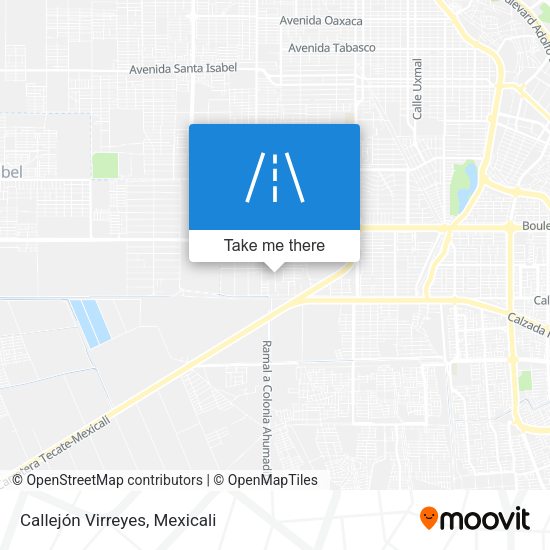 Callejón Virreyes map
