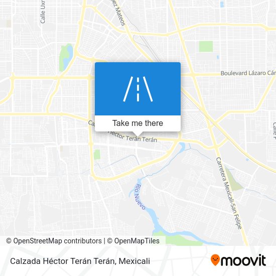 Calzada Héctor Terán Terán map