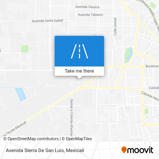 Avenida Sierra De San Luis map