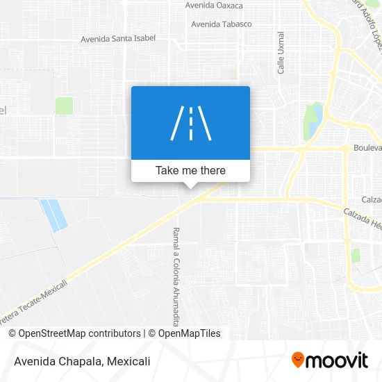 Avenida Chapala map