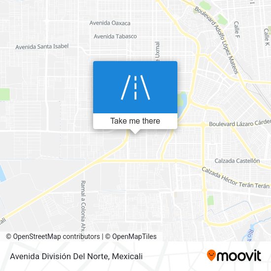 Avenida División Del Norte map