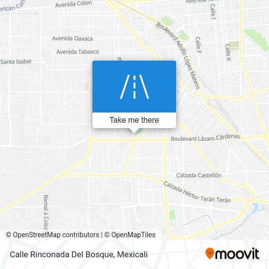 Calle Rinconada Del Bosque map