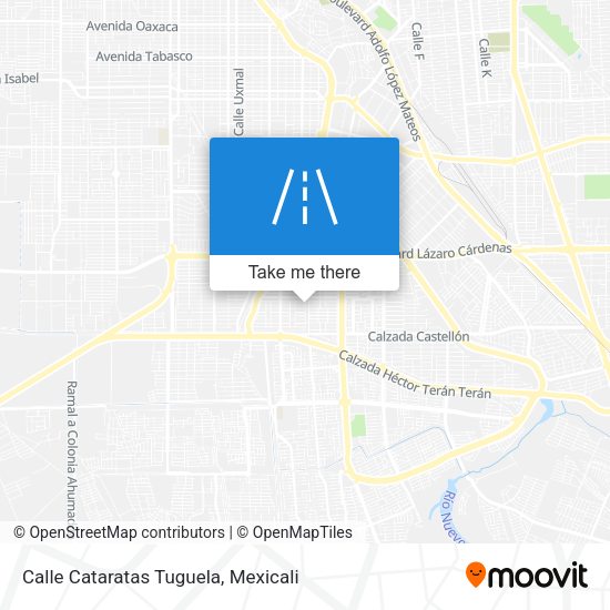 Calle Cataratas Tuguela map
