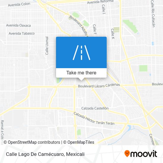 Mapa de Calle Lago De Camécuaro