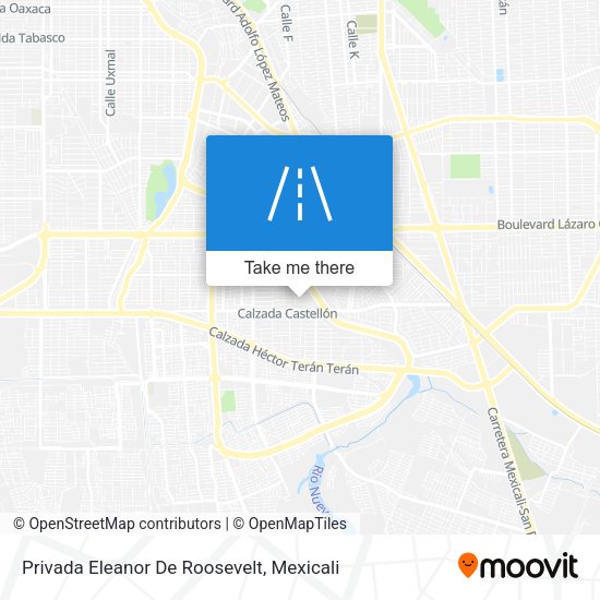 Privada Eleanor De Roosevelt map