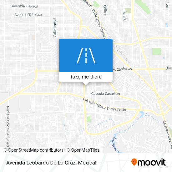 Mapa de Avenida Leobardo De La Cruz