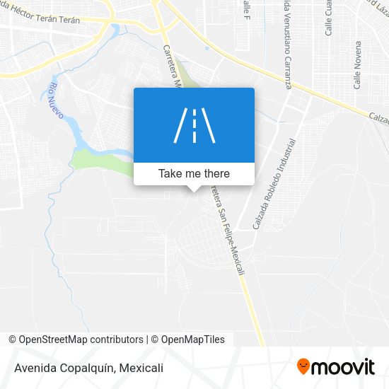 Avenida Copalquín map