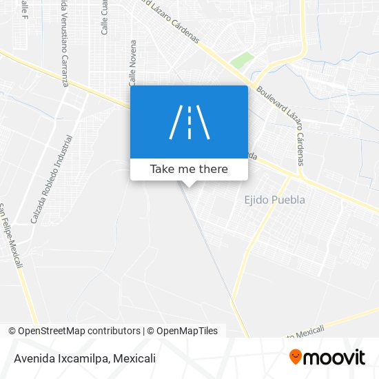 Mapa de Avenida Ixcamilpa