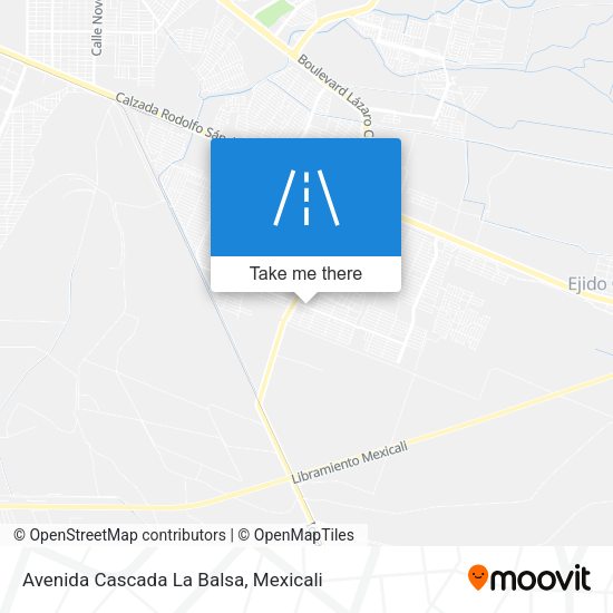 Avenida Cascada La Balsa map