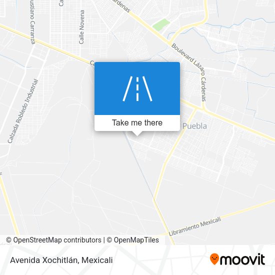 Mapa de Avenida Xochitlán
