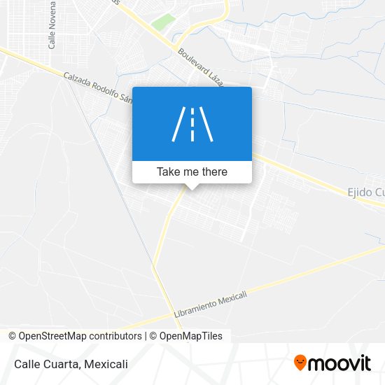 Mapa de Calle Cuarta