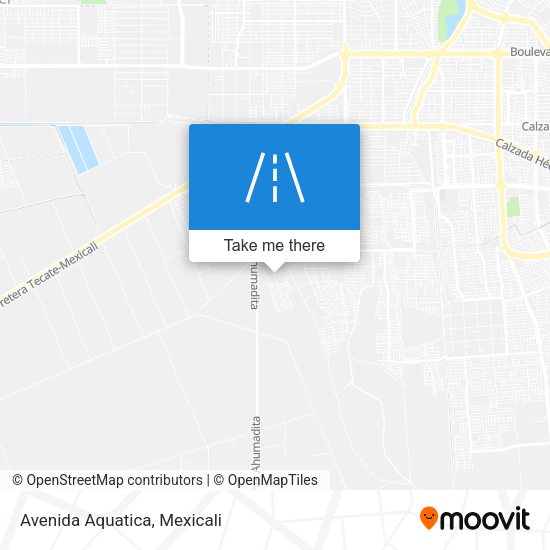 Avenida Aquatica map