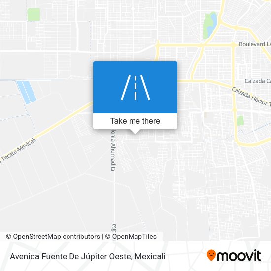 Avenida Fuente De Júpiter Oeste map