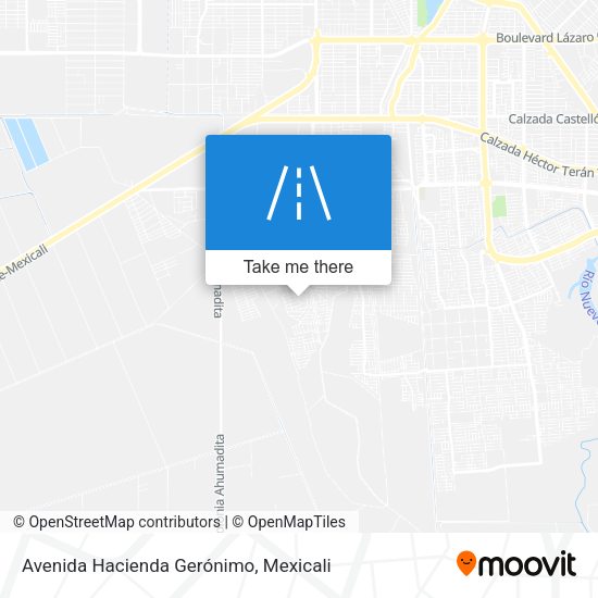 Mapa de Avenida Hacienda Gerónimo