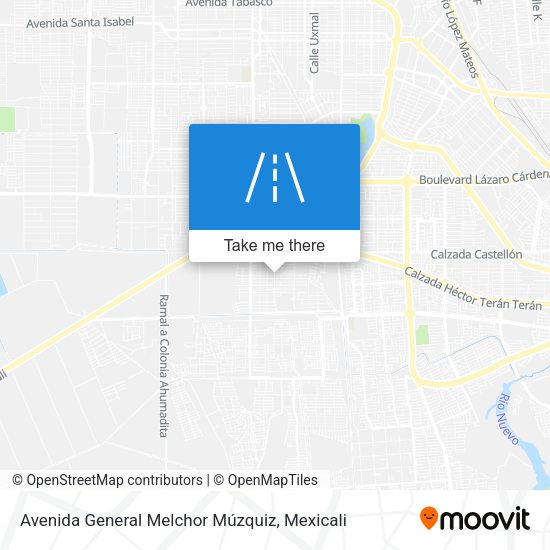 Mapa de Avenida General Melchor Múzquiz