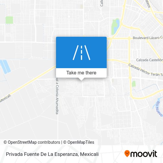 Privada Fuente De La Esperanza map