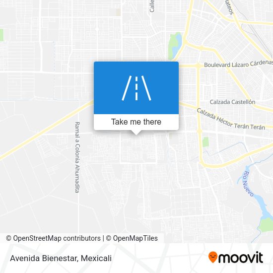 Mapa de Avenida Bienestar