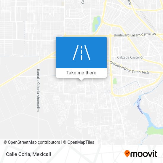 Mapa de Calle Coria