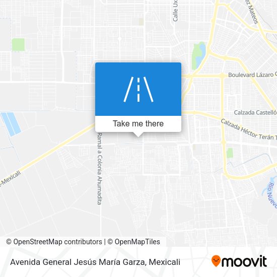 Mapa de Avenida General Jesús María Garza