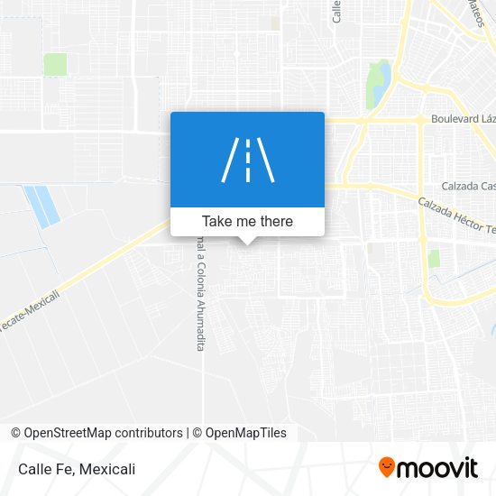 Mapa de Calle Fe