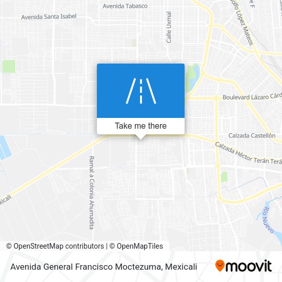 Avenida General Francisco Moctezuma map