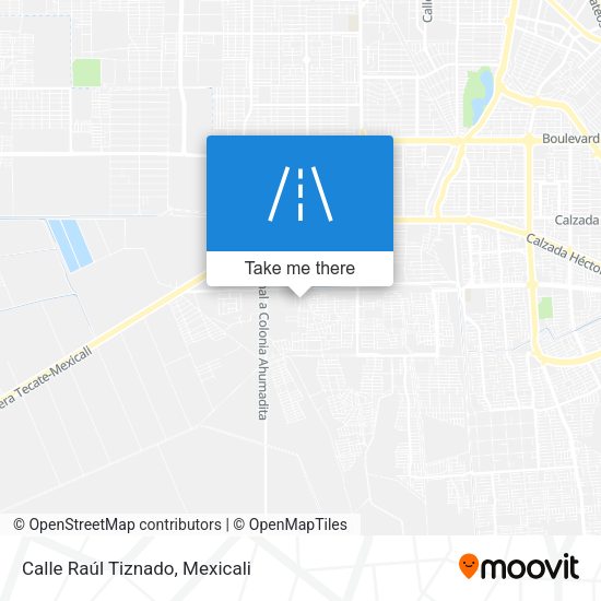 Calle Raúl Tiznado map