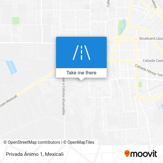 Privada Ánimo 1 map