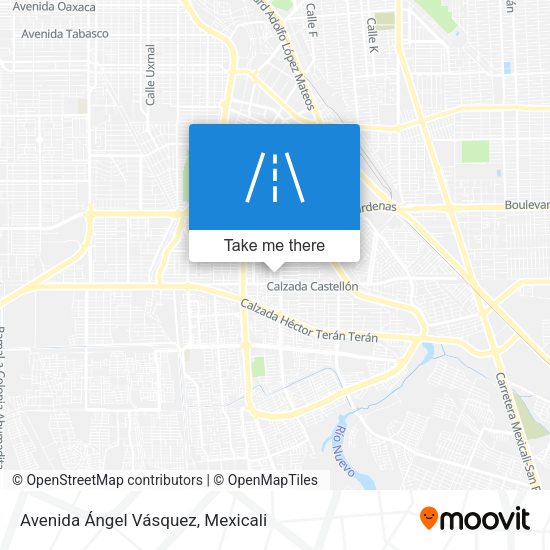 Avenida Ángel Vásquez map