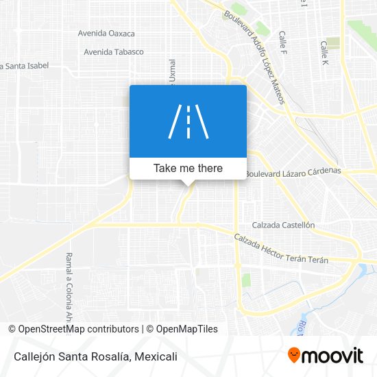 Callejón Santa Rosalía map