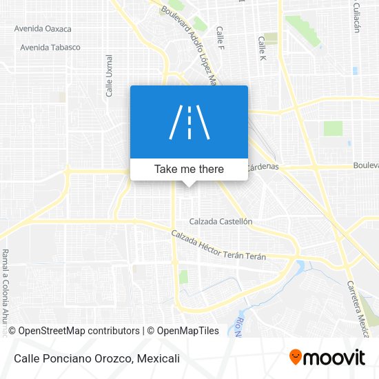 Calle Ponciano Orozco map